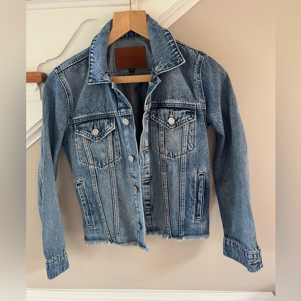 Lucky Brand Tomboy Trucker Jean Jacket